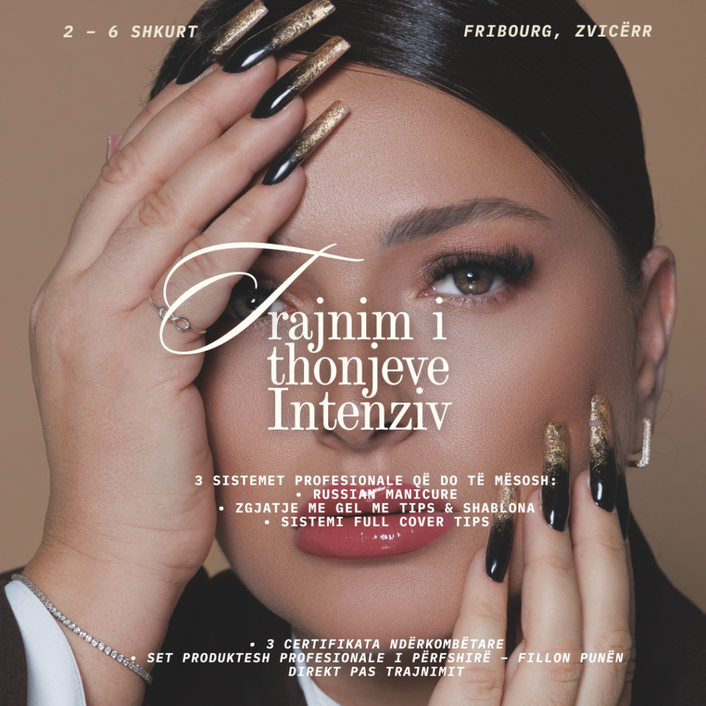 Trajnim Intensiv Profesional për Thonj – Fribourg, Zvicër (2–6 Shkurt)